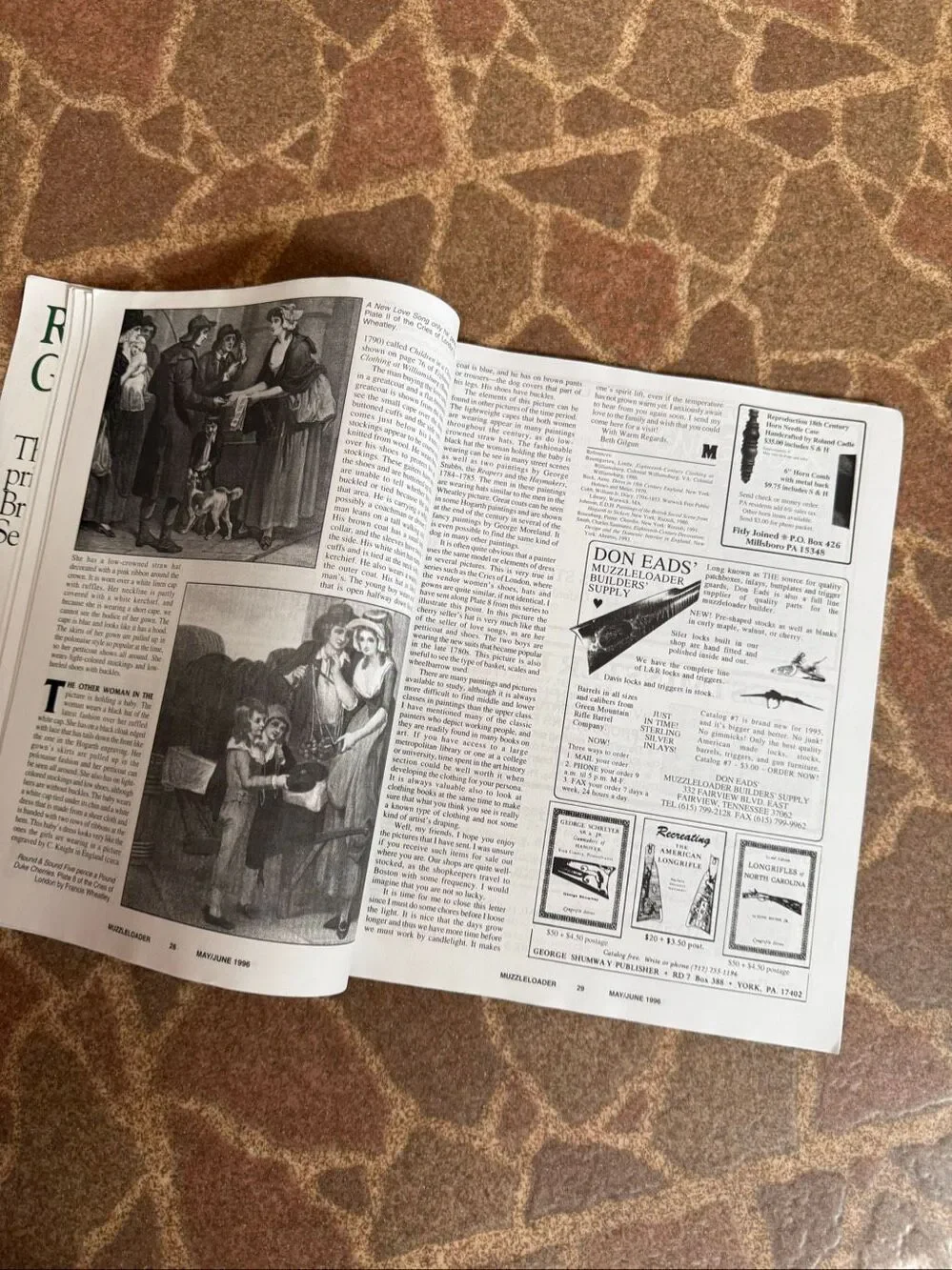 Vintage Muzzleloader Magazine 1996 Black Powder Shooter Historical
